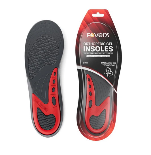 FOVERA Gel Insole for Shoes Female | Dual Gel Technology for All Day Comfort | Trimmable Sole for Walking, Running, Sports, Formal and Safety Shoes (Female, Pack of 1 Pair)