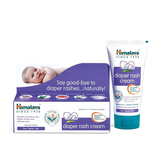 Himalaya Baby Diaper Rash Cream (100g) | Relieves Rashes, reduces Redness & Irritation | With Aloe Vera, Yashad Bhasma, Almond Oil