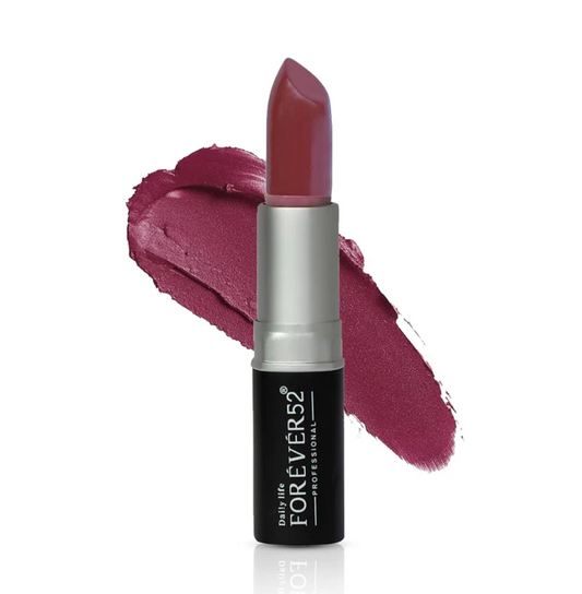 Daily Life Forever52 Power Pout Lipstick | Longwear Comfort | Hydrating Clean Formula | Magnetic Case | Plush Matte Finish (FPL001, 4g)