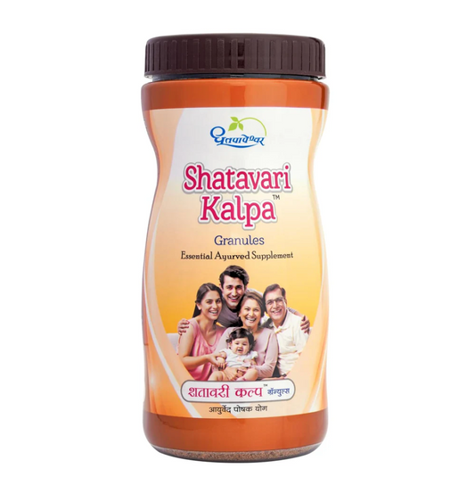 Dhootapapeshwar Shatavari Kalpa Granules | Ayurvedic Immunity Booster for Women | Supports Reproductive Health, Lactation, Digestion, & Fatigue Relief | Chocolate Flavors | 350g