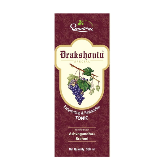 Dhootapapeshwar Drakshovin Special Syrup | Ayurvedic Herbal Tonic for Strength, Energy & Digestive Support | Promotes Appetite & Wellness | 330 ML