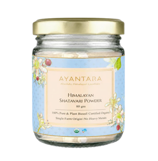 Himalayan Shatavari Powder - 80g | 100% Natural & Organic | Supports Women’s Health & Hormonal Balance, Lactation, PCOS & PMS | Immunity & Vitality Booster | No Preservatives | Lab Tested