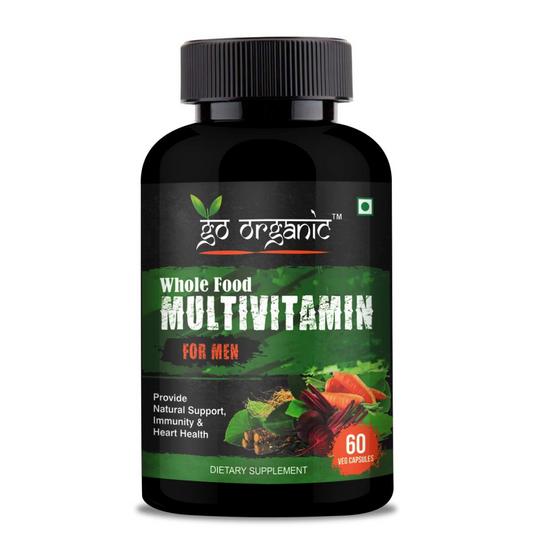 Go Organic Multivitamin Capsule for Men - 60 Capsule | 60 Capsule