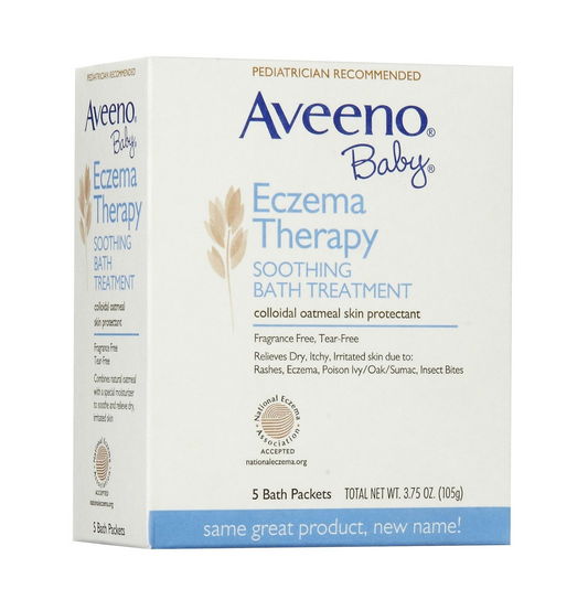 Aveeno Baby Eczema Therapy Soothing Bath Treatment - 3.75 oz - 5 ct by Aveeno Baby