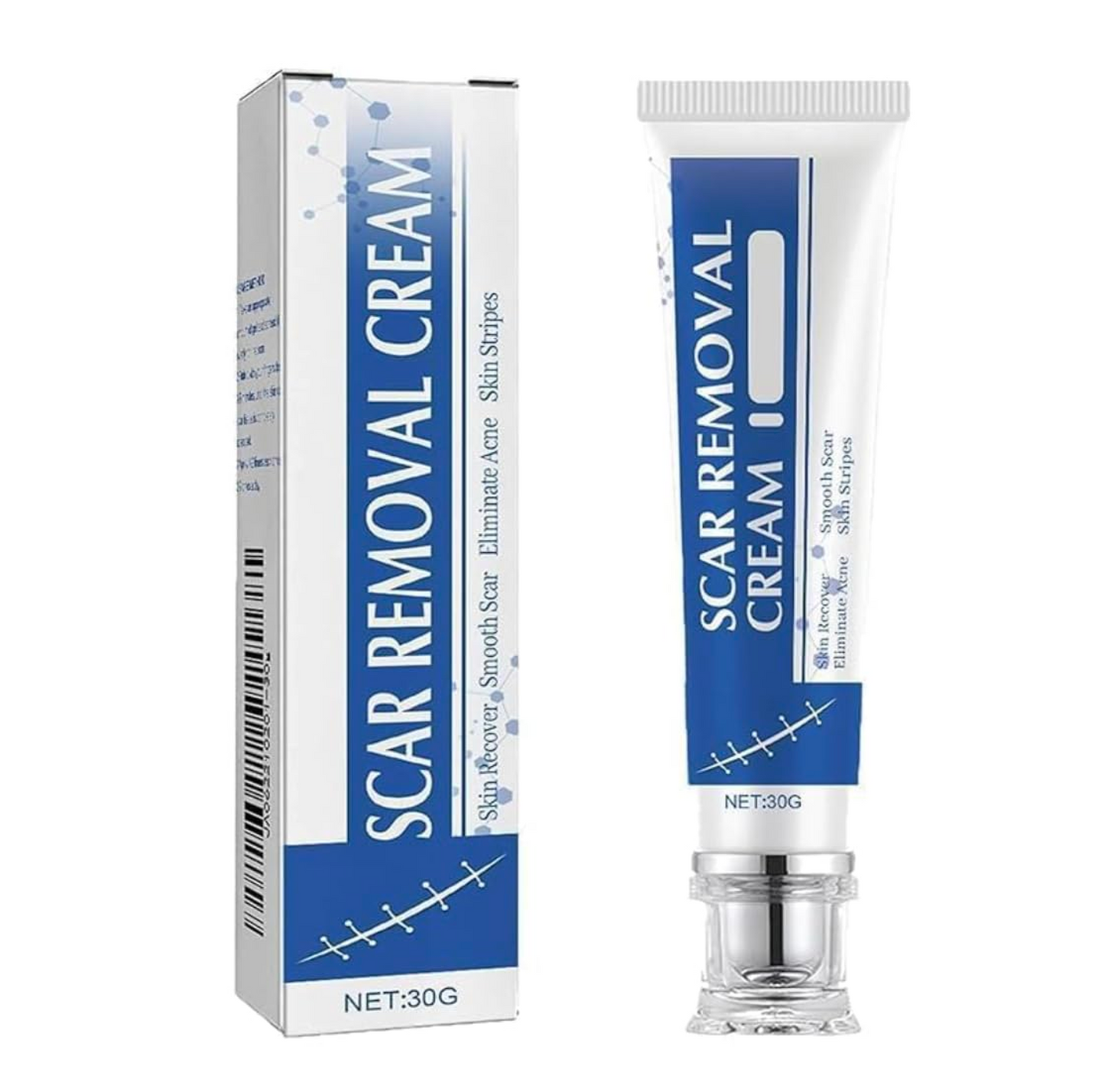 Scar Removal Cream for Skin Recovery & Scar Care | Moisturizing Formula for Smoother-Looking Skin | Helps Reduce the Appearance of Marks