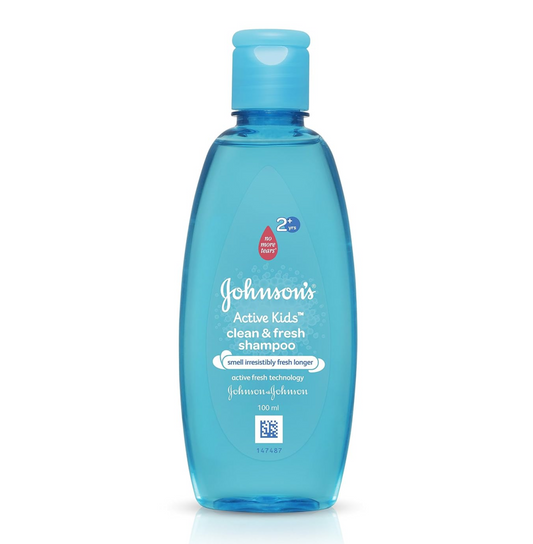Johnson & Johnson Active Kids Clean And Fresh Shampoo, 100Ml