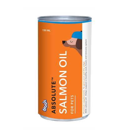 Drools Absolute Salmon Oil Syrup - Dog Supplement, 150 ml