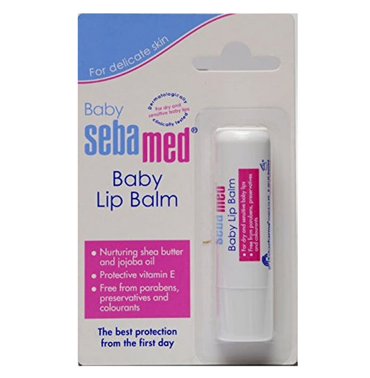 Sebamed Baby Lip Balm|Soft Baby Lips|With Shea butter, Jojoba Oil & Beeswax|4.8 gm
