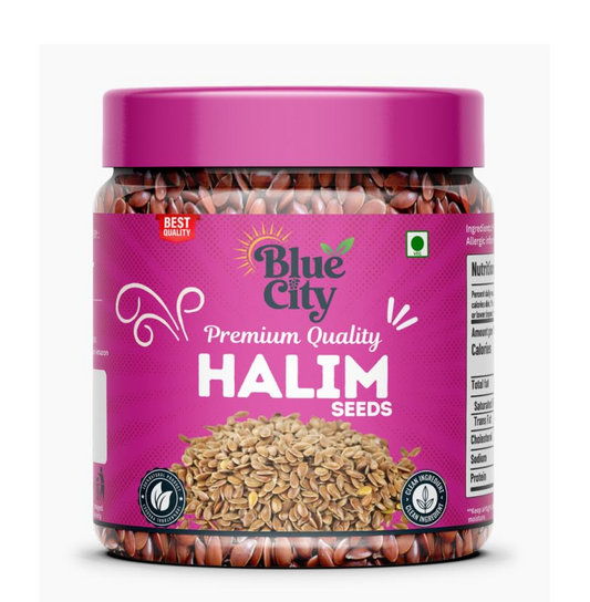 Blue City Halim Seeds - Aliv Seeds | High in Fibre and Omega -3 | Garden Cress Seeds | Haleem Seeds | Seeds for Eating | Immunity Booster Superfood