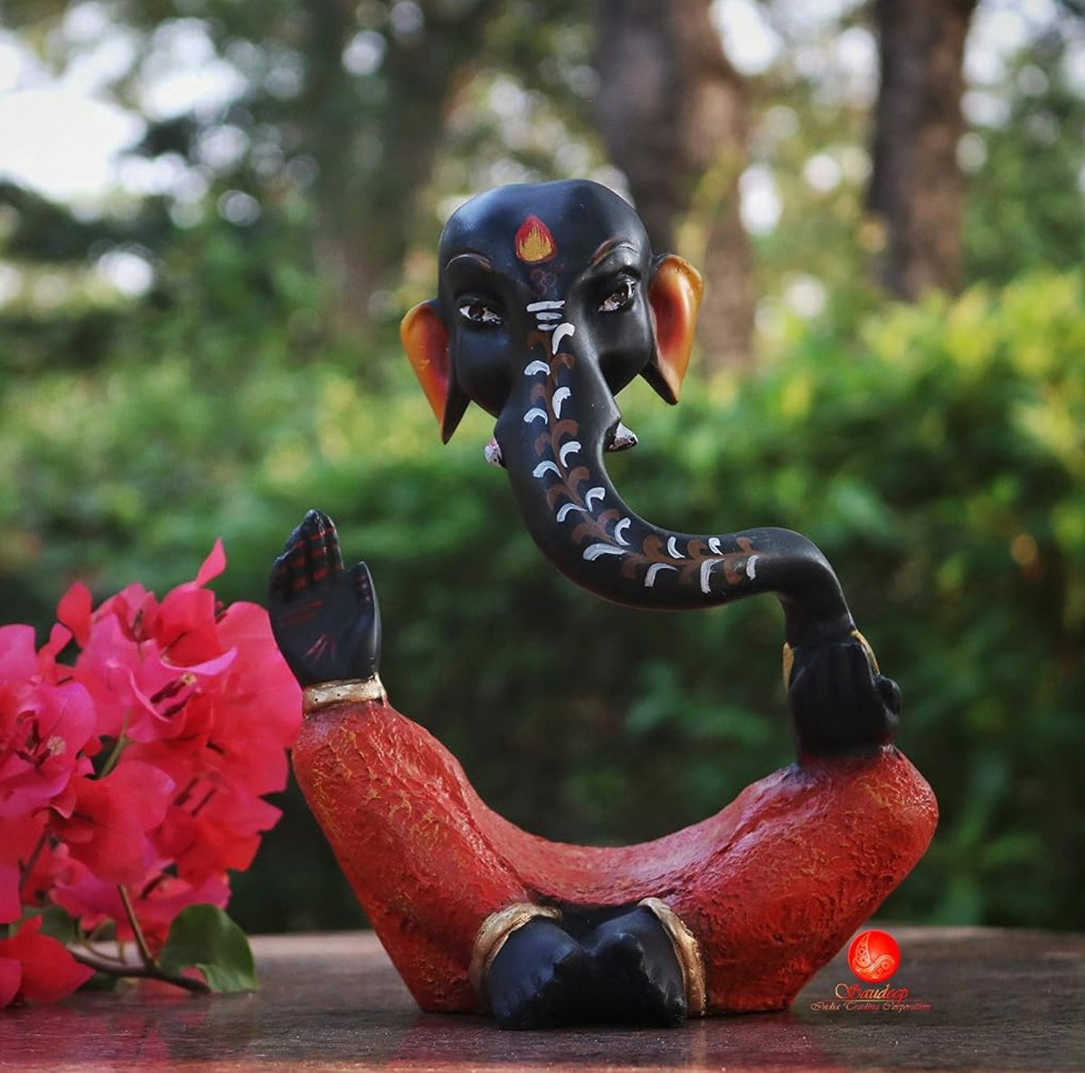 Polystone Floating Ganesha Idol/Show Piece for Home and Office Decor