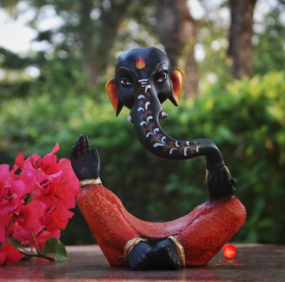 Polystone Floating Ganesha Idol/Show Piece for Home and Office Decor