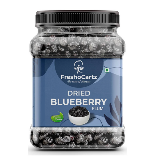 FreshoCartz Organic Dried Blueberry Plum 250g | | High in Antioxidants & Fiber | Healthy Snack | Blueberry Dried Superfood | Premium Dry Fruit