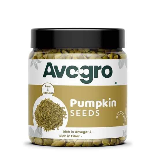 Avogro Pumpkin Seeds | Premium Raw Pumpkin Seeds | Natural Kaddu Beej | Ready to Eat Snack | Baking, Cooking & Salad Topping Seeds | Bulk Pack