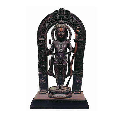 Ram Lalla MDF Cutout of Ram Lalla Statue in Ayodhya Mandir (2D), Idol Home Decor, Divine Gifts, Big Size Ram Lalla Statue 15 inch x 10 inch