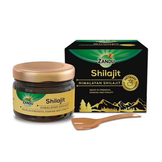 Zandu Pure Himalayan Shilajit Resin, 20 Grams (Pack of 1) | Natural & Ayurvedic| Helps Enhance Strength & Stamina | Maintains Overall Holistic Wellness, 40 Servings