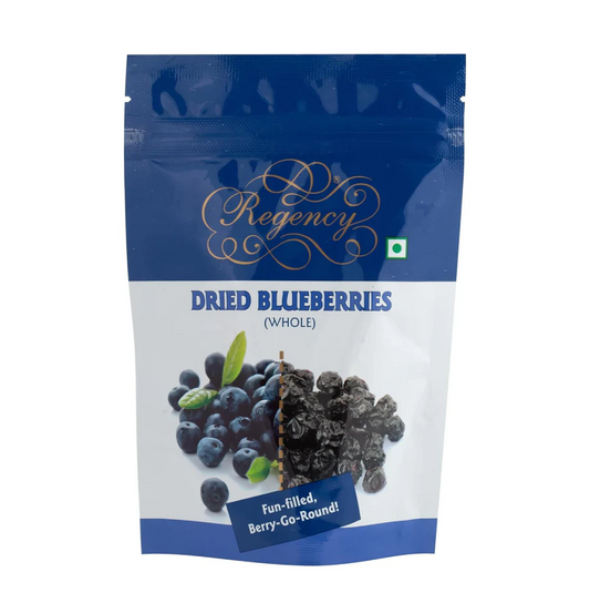 Regency Premium Dried Blueberries 75g | Natural Healthy Snack | Rich in Antioxidants & Dietary Fiber | No Added Preservatives