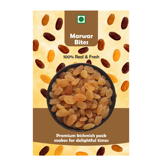MarwarBites Raisins Seedless I 500g,I Kishmish, Dry Fruits Source Of Potassium, Healthy & Nutritious