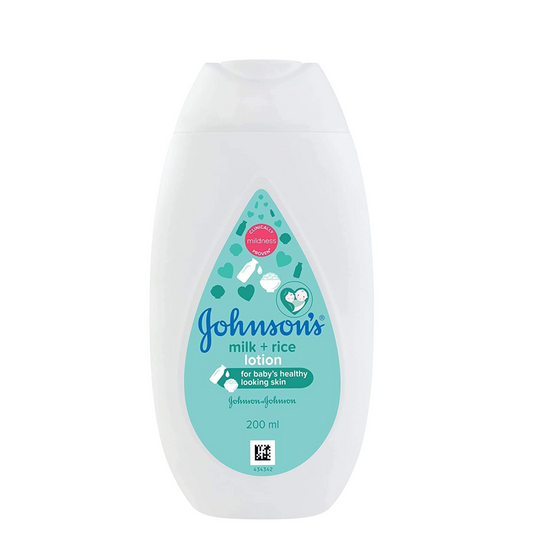Johnson & Johnson Baby Lotion - Milk 200 Milliliters Bottle