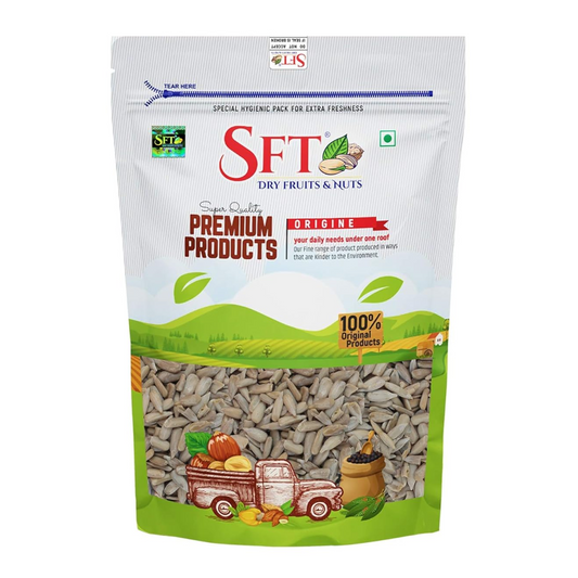 SFT Sunflower Seeds 1 Kg - Raw Seed for Eating | Healthy Snacks | High in Vitamin, Fibre & Protein Seeds | Non - GMO seed | Diet Food | Gluten free | Premium Raw Sunflower seed