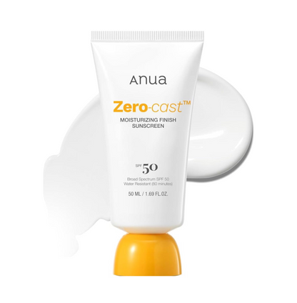 Anua Zero-Cast Moisturizing Finish Sunscreen SPF50+ PA++++