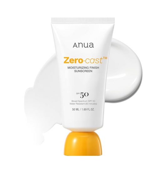 Anua Zero-Cast Moisturizing Finish Sunscreen SPF50+ PA++++