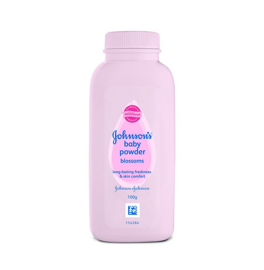 Johnson's Baby Powder Blossoms | With Sodium Citrate, Citric Acid | Pack of 1, 100g