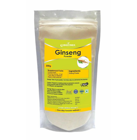 Biotrex Nutraceuticals Ginseng Herbal Powder - 200gram