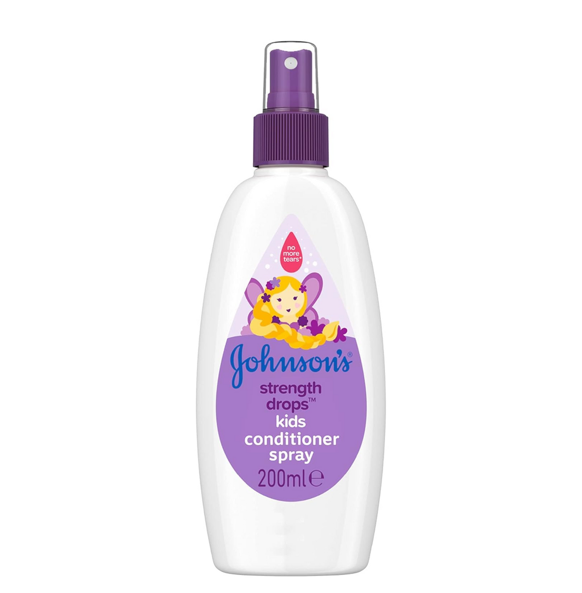 Johnson's Johnsons Baby Strength Drops Spray Conditioner for Babies Hypoallergenic No More Tears Formula Gentle Hair Conditioner Spray for Sensitive Scalp Paraben Sulfate Alcohol Soap Free Pediatrician and Dermatologist Tested 200ml