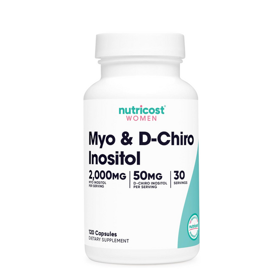 Nutricost Myo & D-Chiro Inositol supplement bottle on a white background