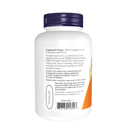 Supplement bottle label with text and branding on a white background