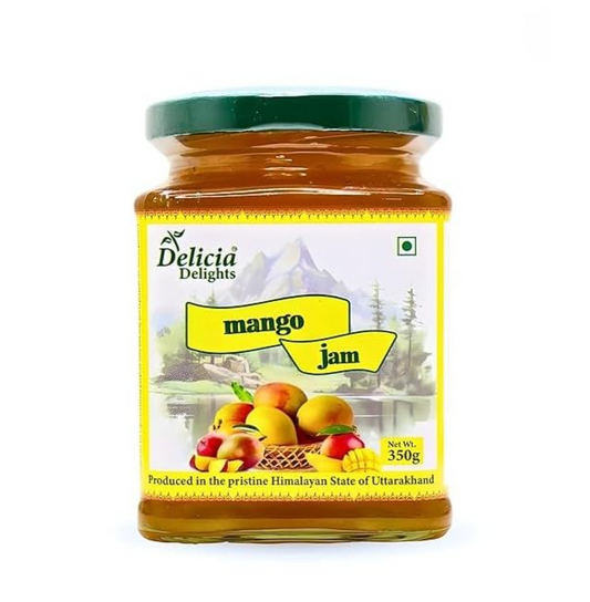 Delicia Delights Orange Marmalade – 350g | Made with Real Oranges | Tangy & Natural Fruit Spread | Produced in the Pristine Himalayan State of Uttarakhand