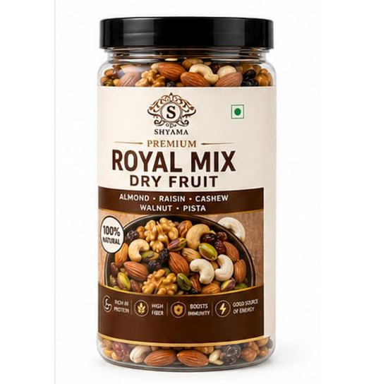 Shyama Dry Fruits Mix, I Fit for Fasting | Healthy Snacks Mixed Nuts Contains Almonds, Cashews, Dates, Black Raisin, Green Raisin 1kg