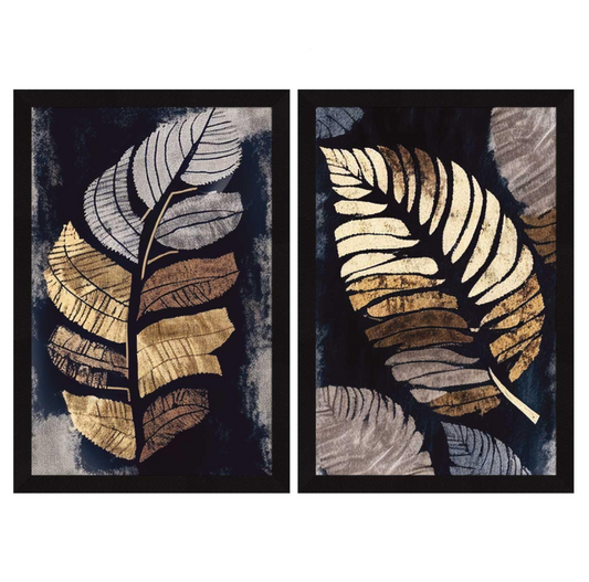 Floral Aesthetic Wall Decor Paintings for Home Decoration, Painting for Living Room Bedroom Office, Framed Painting for Wall Decoration, Wall Decor For Living Room, Set Of 2