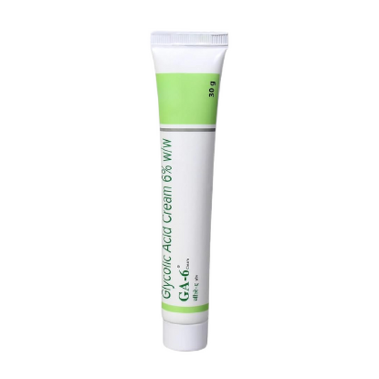 Ga 6 Glycolic Acid Cream 30g | Fights Pigmentation and Tanning | Removes Dead Skin