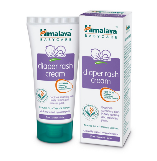 Himalaya Baby Diaper Rash Cream (50g) | Relieves Rashes, reduces Redness & Irritation | With Aloe Vera, Yashad Bhasma, Almond Oil