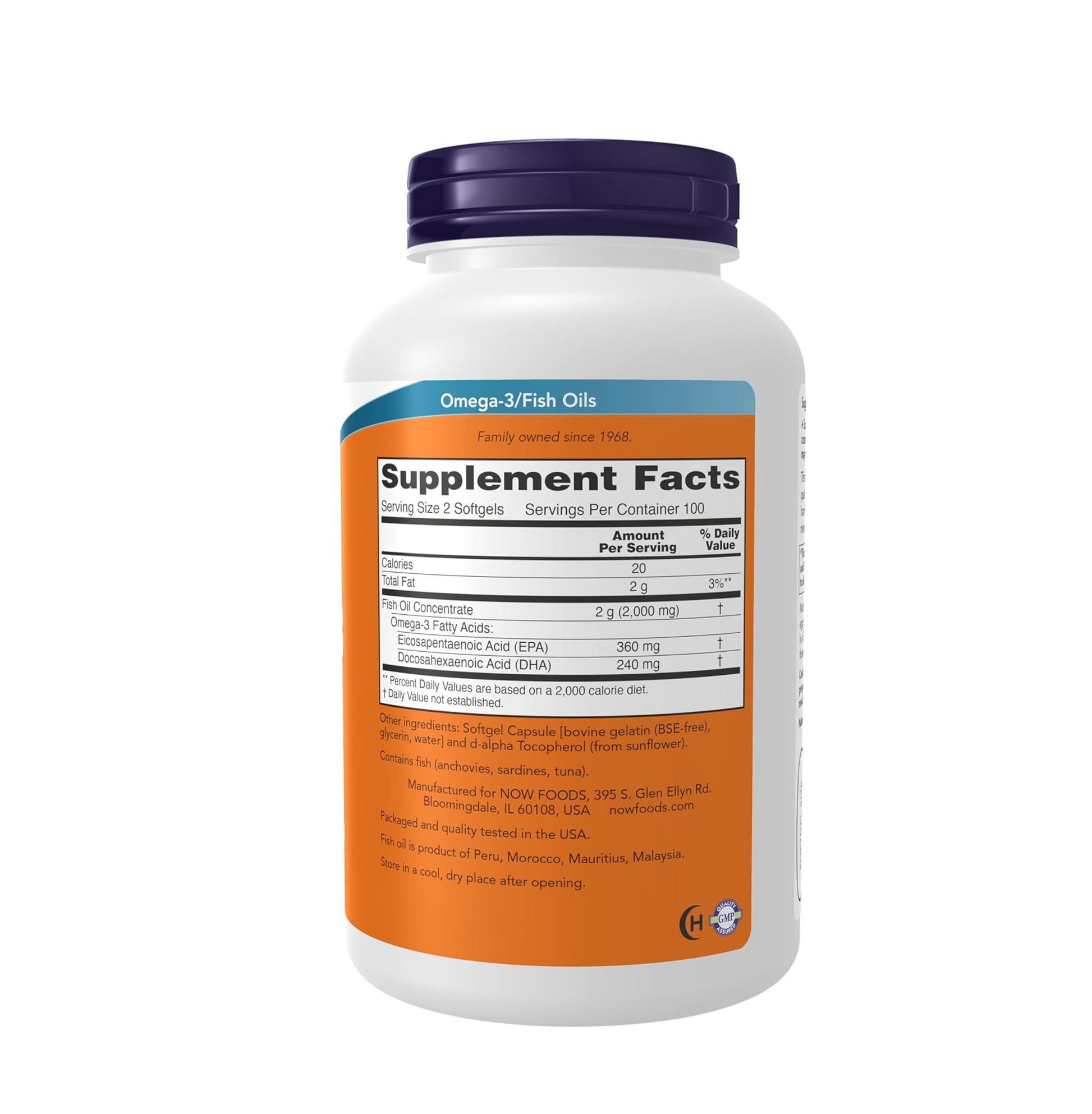 Supplement bottle with label showing 'Supplement Facts' on a white background