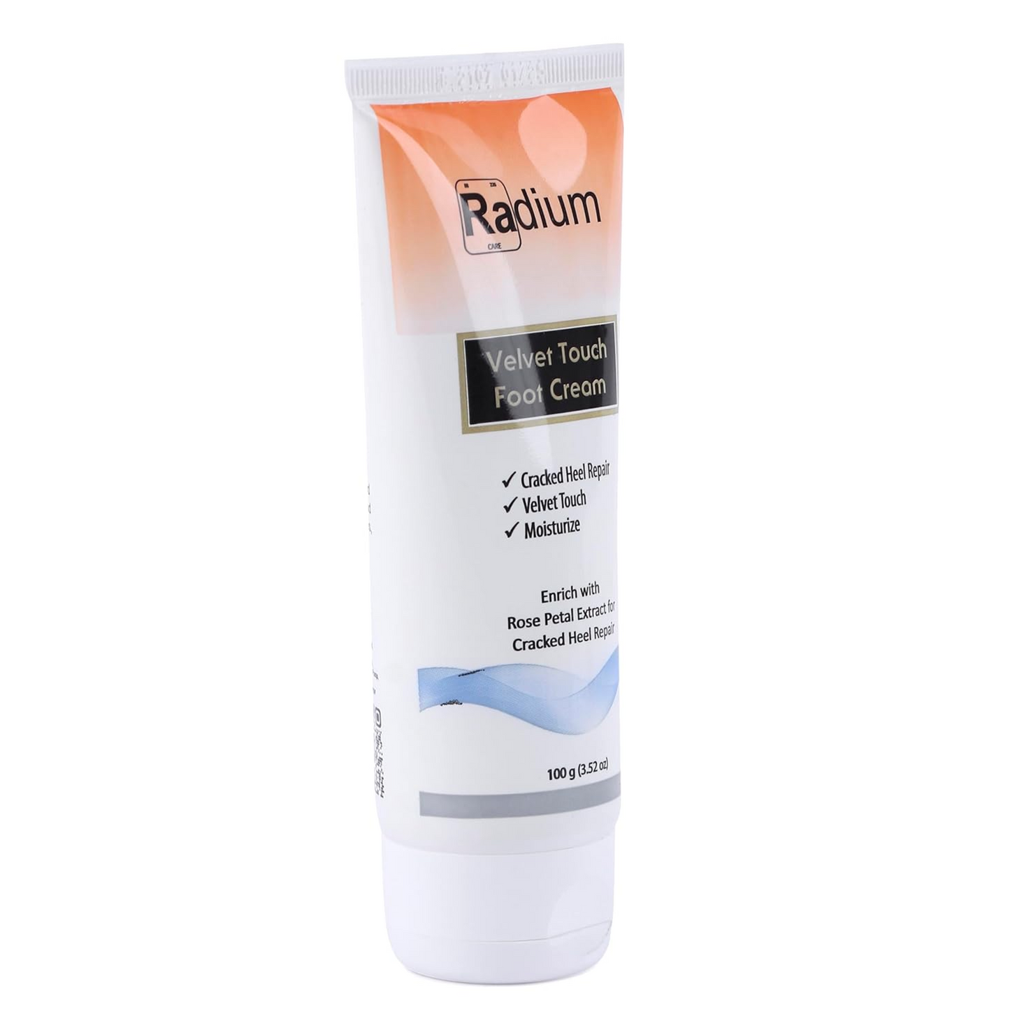 Radium Velvet Touch Foot Cream - Cracked Heel Repair - Velvet Touch - Moisturize - Enrich with rose petal extract - Male & Female - 100GM