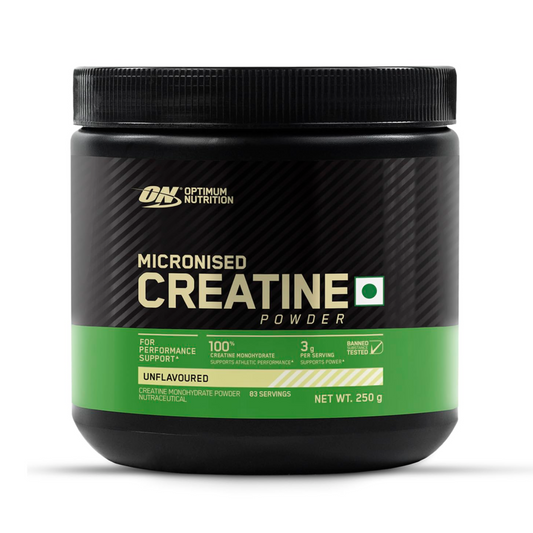 Optimum Nutrition (ON) Micronized Creatine Powder , 83 Serves, 3g of 100% Creatine Monohydrate per serve, Supports Athletic Performance & Power, Unflavored.