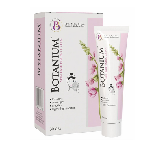 Botanium Skin Lightening Face Cream 30gm | For Melasma, Acne Spot, Freckles & Hyper Pigmentation | Enriched With L-Glutathione, Niacinamide & Vitamin C | Men & Women | Non-Greasy & Lightweight