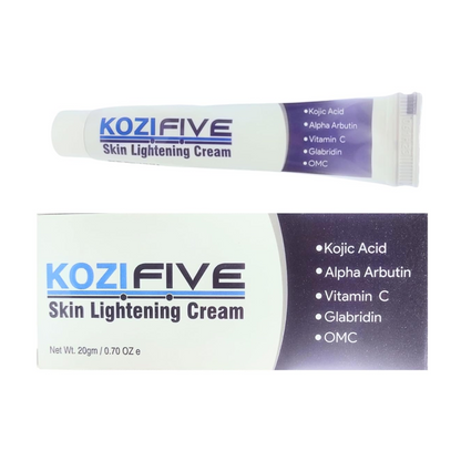 Skin Lightening Cream With Kojic Acid, Alpha Arbutin, Vitamin C, Glabridin, OMC 20 Gm
