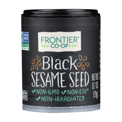 FRONTIER Black Sesame Seed, 0.7 OZ