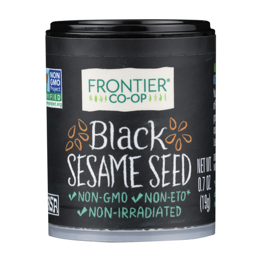 FRONTIER Black Sesame Seed, 0.7 OZ