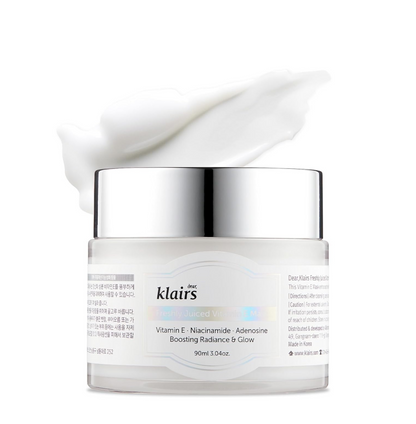 Dear, Klairs Freshly Juiced Vitamin E Mask (90ml) | Brightening & Anti-Aging Korean Face Cream with Vitamin E & Niacinamide | Firming, Improves Wrinkles & Signs of Aging