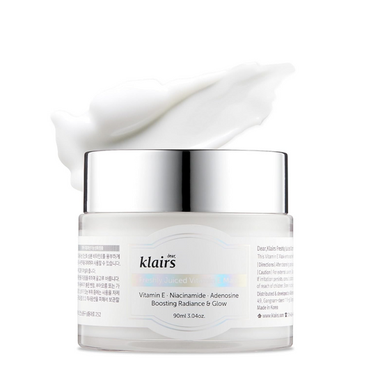 Dear, Klairs Freshly Juiced Vitamin E Mask (90ml) | Brightening & Anti-Aging Korean Face Cream with Vitamin E & Niacinamide | Firming, Improves Wrinkles & Signs of Aging