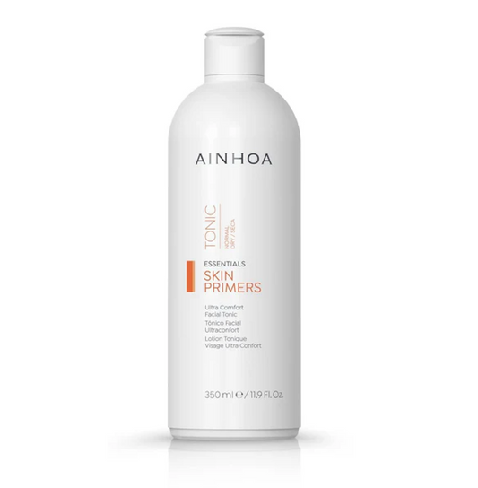 Ainhoa Primer for All Skin Types – 350ml Ultra Comfort Vegan Facial Tonic with Rice Water & Hyaluronic Acid, Hydrating Primer for Face, Ideal for Dry Skin, 350ml