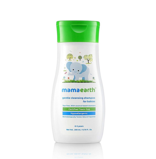 Mamaearth Gentle Cleansing Shampoo for Babies (200 ml)