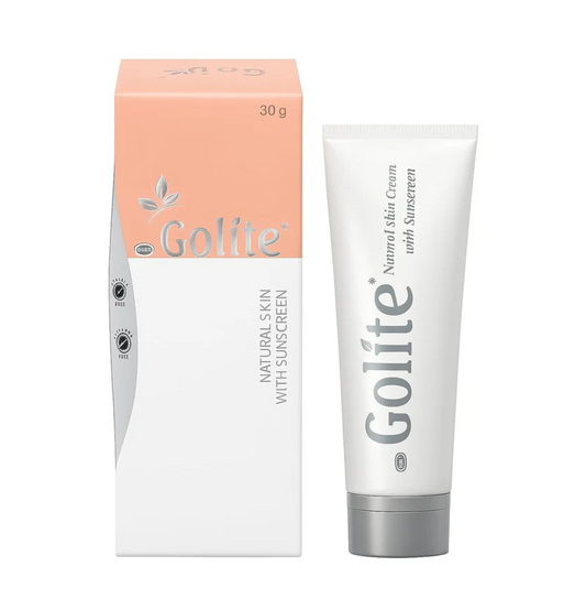 Go Lite Natural Skin Cream with Sunscreen (30gm) | Brightening & Depigmenting Face Cream | Paraben-Free & Phthalate-Free | Daily Sun Protection & Even Tone | For All Skin Types