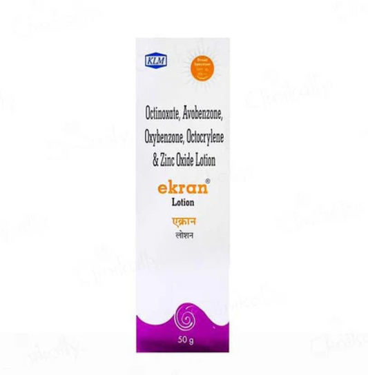 Ekran sunscreen lotion SPF 30 PA++ 50 GM