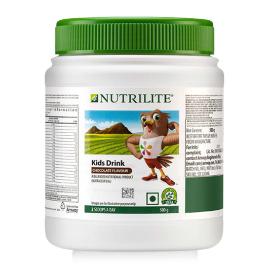 Zephivo NUTRILITE Kids Drink - Chocolate Flavor With Essential Vitamins & Minerals (500 Gms)
