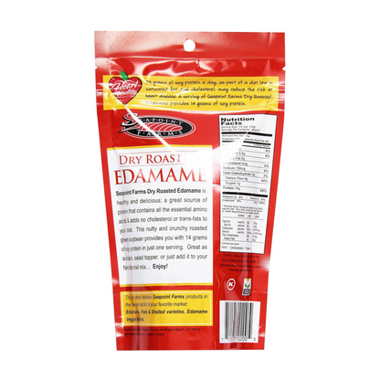 Seapoint Farms Dry Roasted Edamame, Sea Salt, 4 Oz